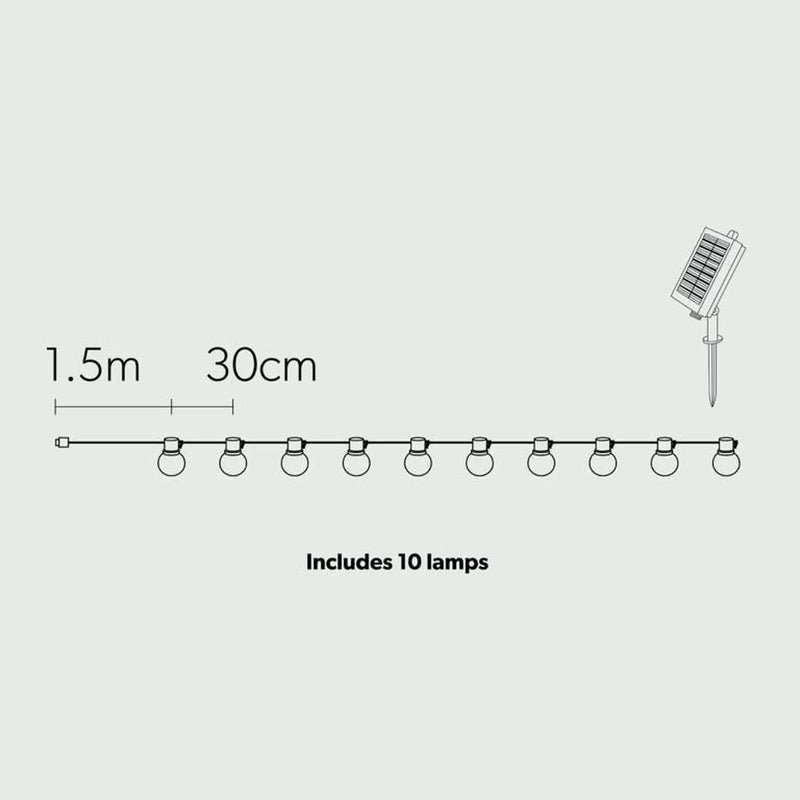4Lite Antheia Festoon Lights 3m