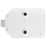 Masterplug Rubber Extension Socket White BS1363/13a