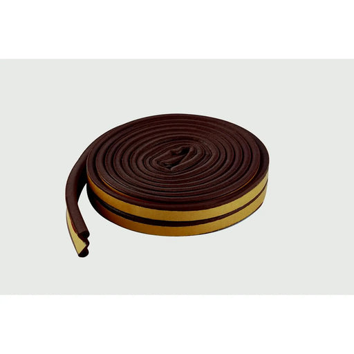 Woodside Epdm P Rubber Strip 5m Brown