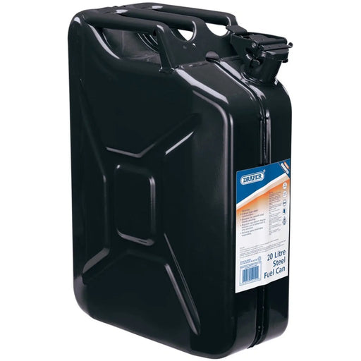 Draper Steel Fuel Can Black 20L