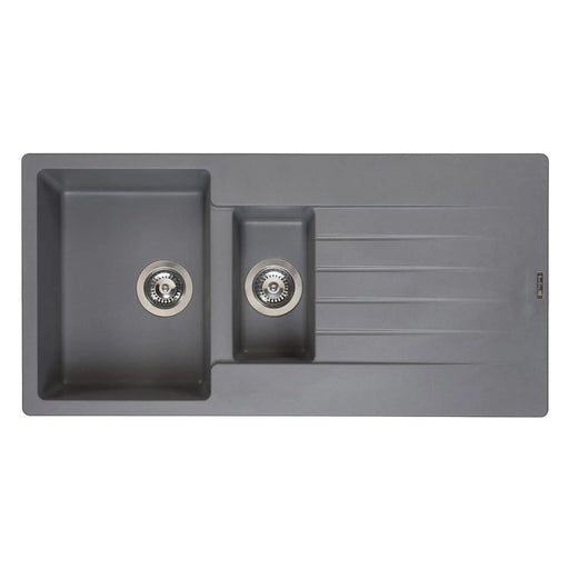 Reginox Grey Granite Sink 1.5 Bowl 1000 x 500mm