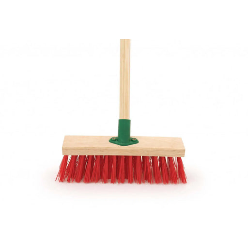 Hill Brush Red PVC Brush & Handle 11"