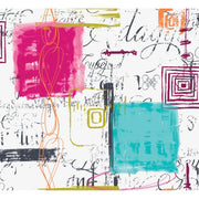 d-c-fix® Manhattan Tablecloth - Lesley Turquoise & Pink 20m Roll x 140cm
