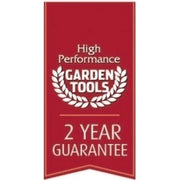 Ambassador Carbon Steel Edging Iron Length: 92cm. Wooden Handle Length: 61cm