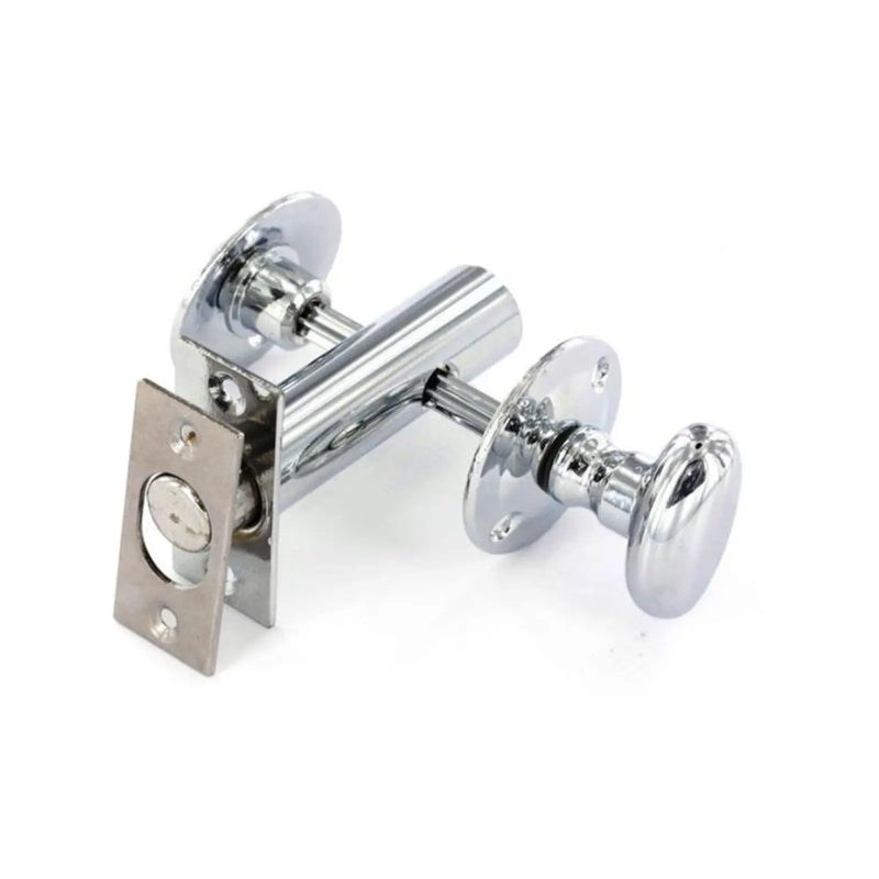 Securit Thumbturn Security Bolt & Release Chrome (1 Set) 60mm