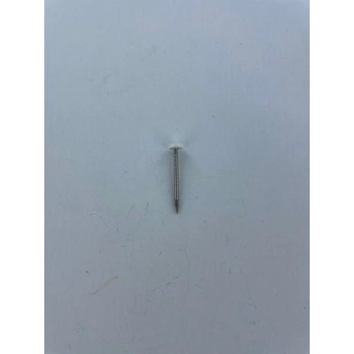 Securfix Stainless Steel Plastic Headed Pin White 30mm 50 Pack