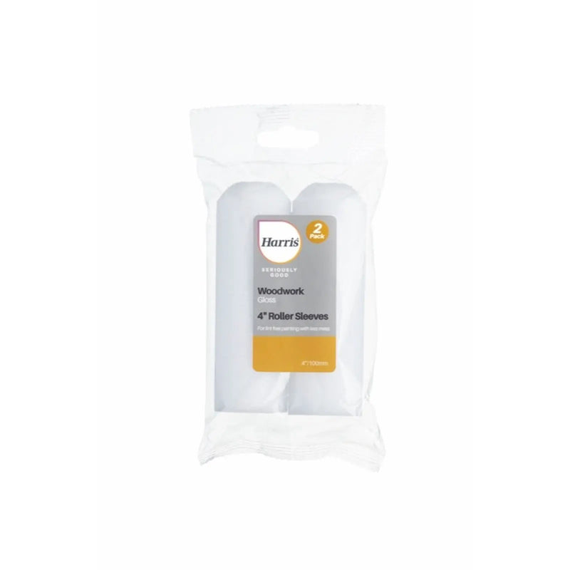 Harris Seriously Good Woodwork Gloss Sleeve 4" Pack 2