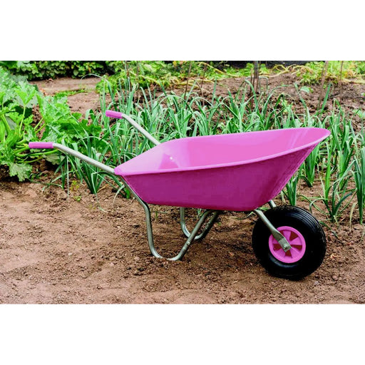 Ambassador Boxed Wheelbarrow 85L Pink