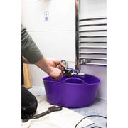 Red Gorilla Flexible Small Shallow Tub 15L Blue