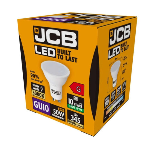JCB LED GU10 5w 350lm 3000k Warm White
