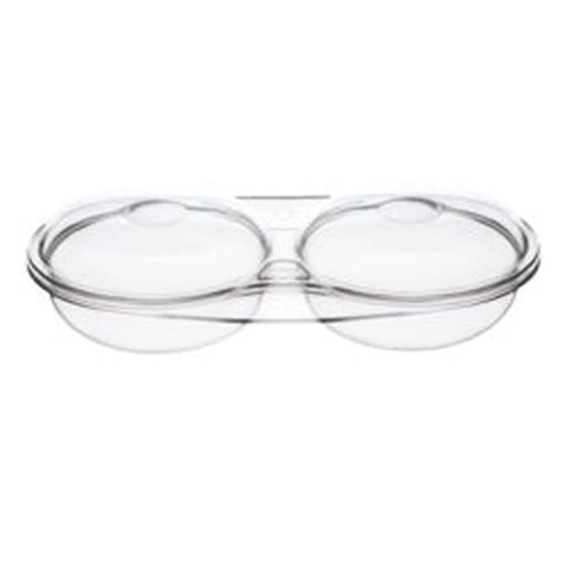 Microwave Essentials 2 Cup Clear Egg Poacher