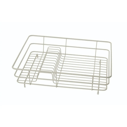 Casa & Casa Large Wire Coated Dish Rack Almond