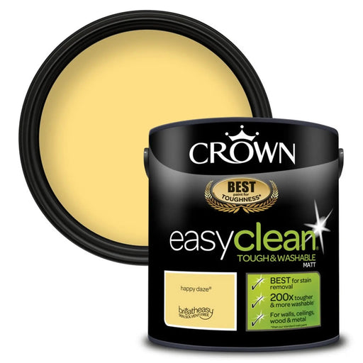 Crown Easyclean Matt Emulsion 2.5L Happy Daze