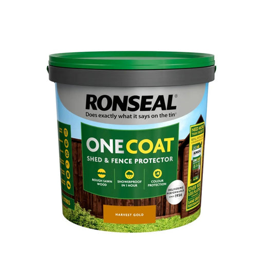Ronseal One Coat Fence Life 9L Harvest Gold