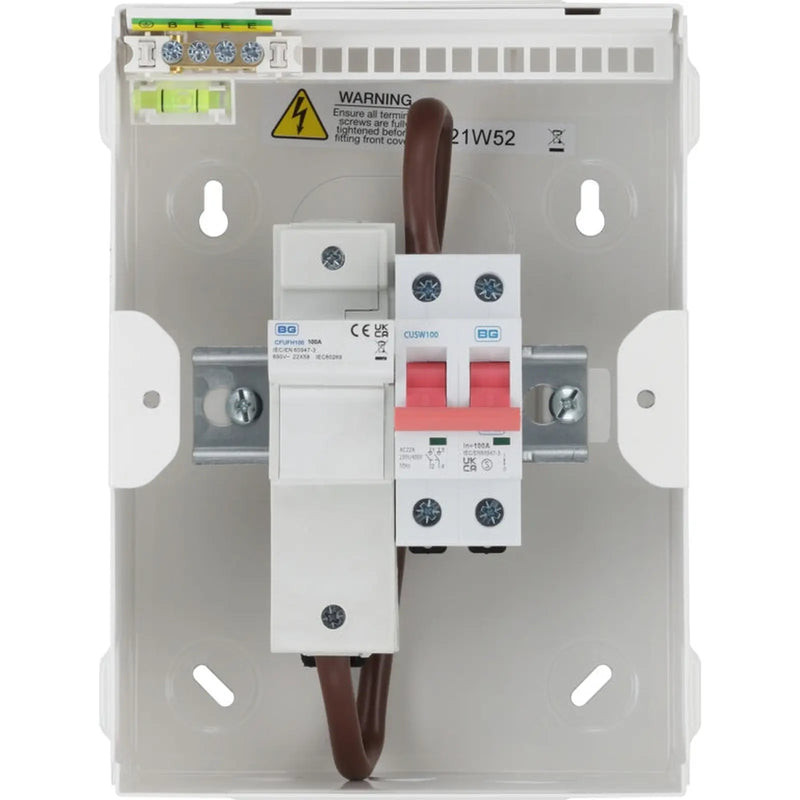 BG Switch Fuse 1P + N Complete 100a
