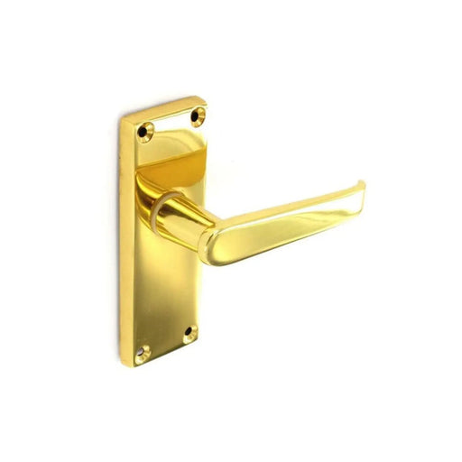 Securit Premier Victorian Brass Latch Handles 120mm - Pack of 2