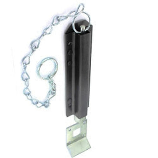 Securit Chain Bolt Black 200mm - Pack of 2