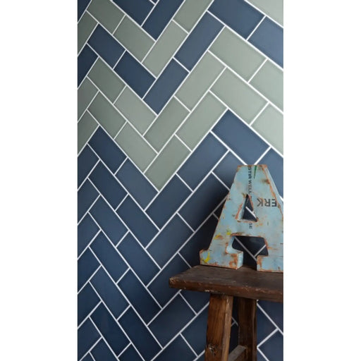 Johnson Tiles Gloss Wall Tiles 200 x 100mm 1m2 Slate Gloss