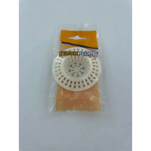 Securplumb White Sink Strainer 38mm Pack 1