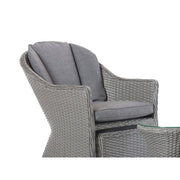 Pagoda Corfu Rattan Companion Set 2 x Chairs. 1 x Table, 2 x Foot Stools