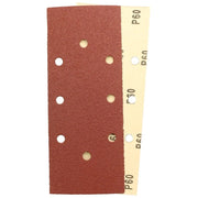 Abracs Orbital Clamped Sander Sheets With Holes 93mm x 230mm 40g