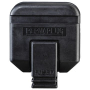 Masterplug Heavy Duty Plug 13 Amp Black