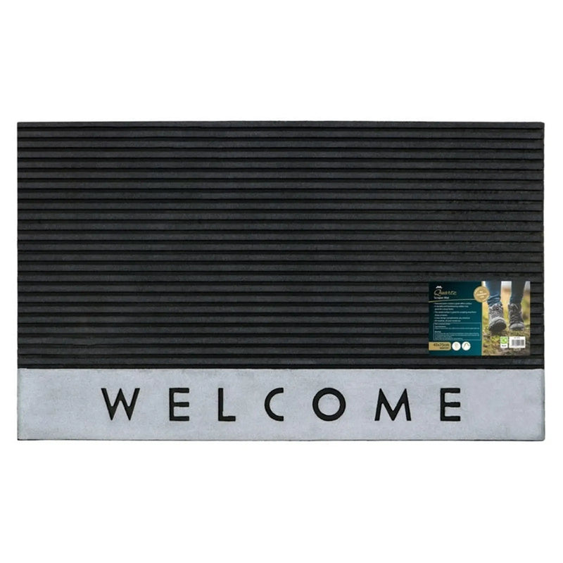JVL Quartz Welcome Doormat 47 x 75cm