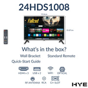 Hye HD Ready Tizen OS WiFi Frameless Smart TV 24"