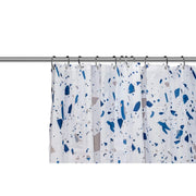 Croydex Shower Curtain 1800mm Blue Terrazzo