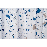 Croydex Shower Curtain 1800mm Blue Terrazzo