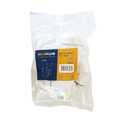Securplumb Space Saving Bottle Trap & Spigot 32mm