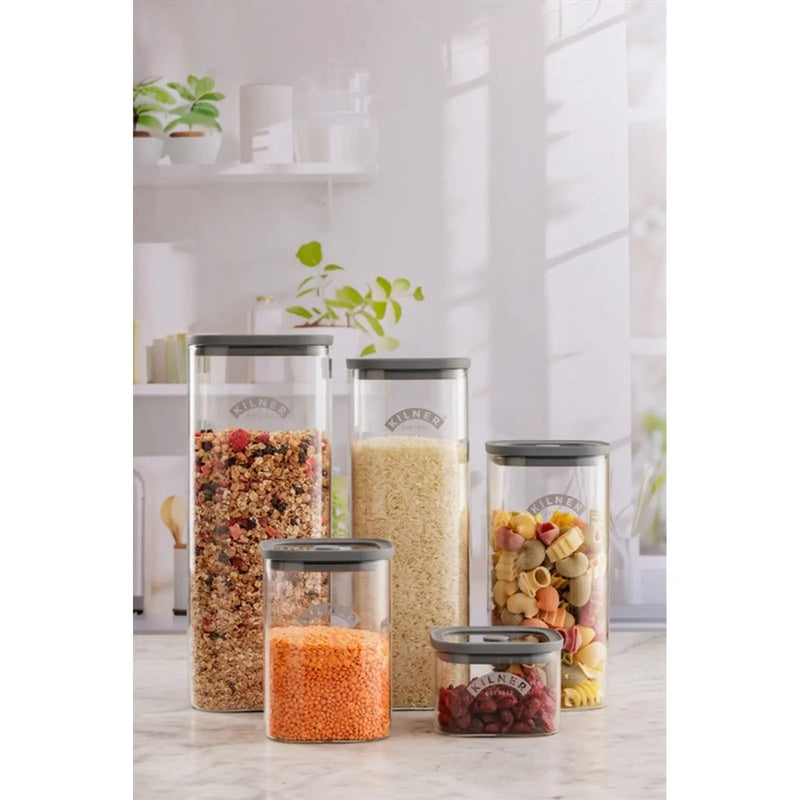 Kilner New Fresh Storage Square Jar 1L