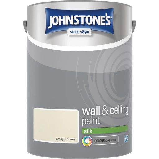 Johnstone's Wall & Ceiling Silk 5L Antique Cream