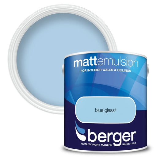 Berger Matt Emulsion 2.5L Blue Glass