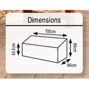 Ambassador Bench Cover 2 Seat 132cm x 89cm x 66cm