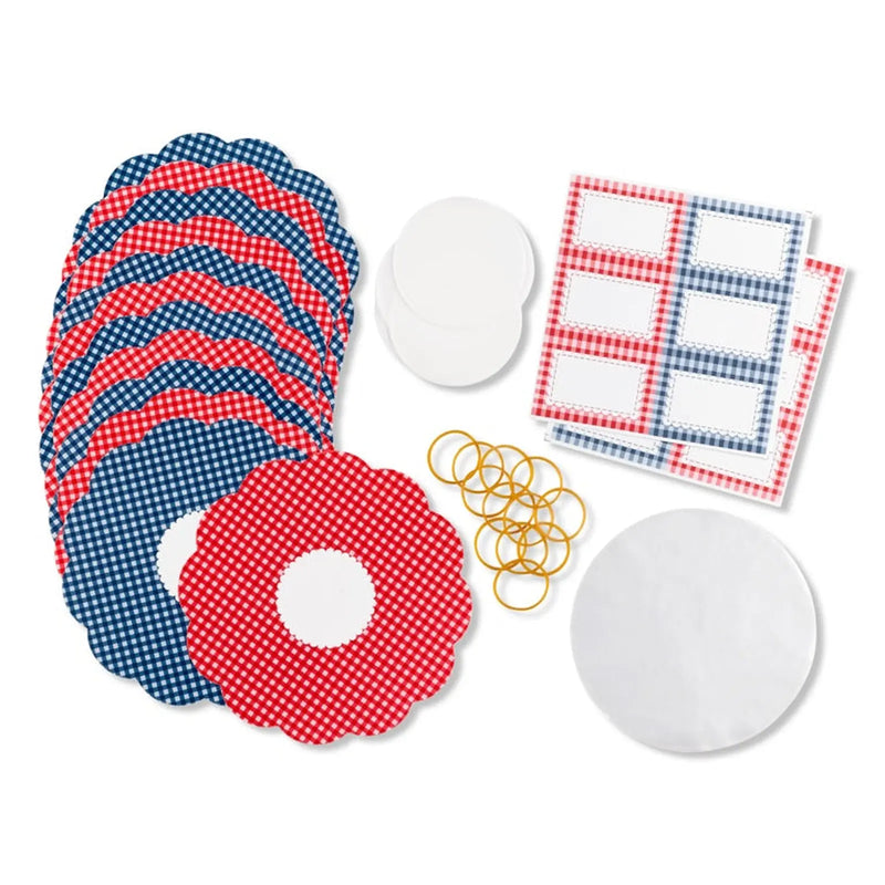 Tala Everyday Gingham Jam Pot Cover Set