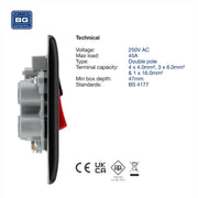 BG Switched Cooker Control Unit 45a