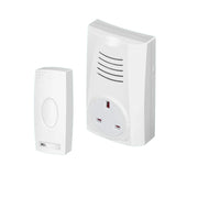 Securlec Plug Through Wireless Doorbell & Chime 100m