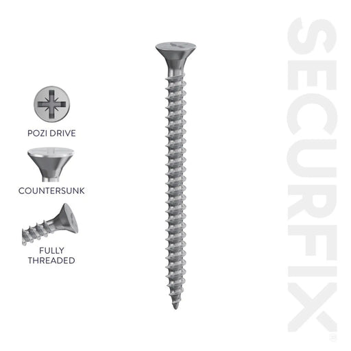 Securfix A2 Stainless Steel Multi-Purpose Screws 8 x 1 ¼" - 4.0 x 30mm | Pack 200