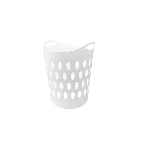 Signature Large Flexi Laundry Basket White