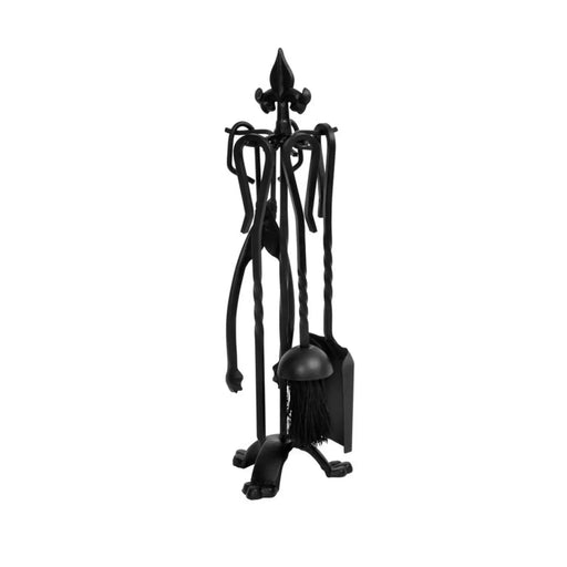 Hearth & Home All Black Companion Set 5 Piece 18"