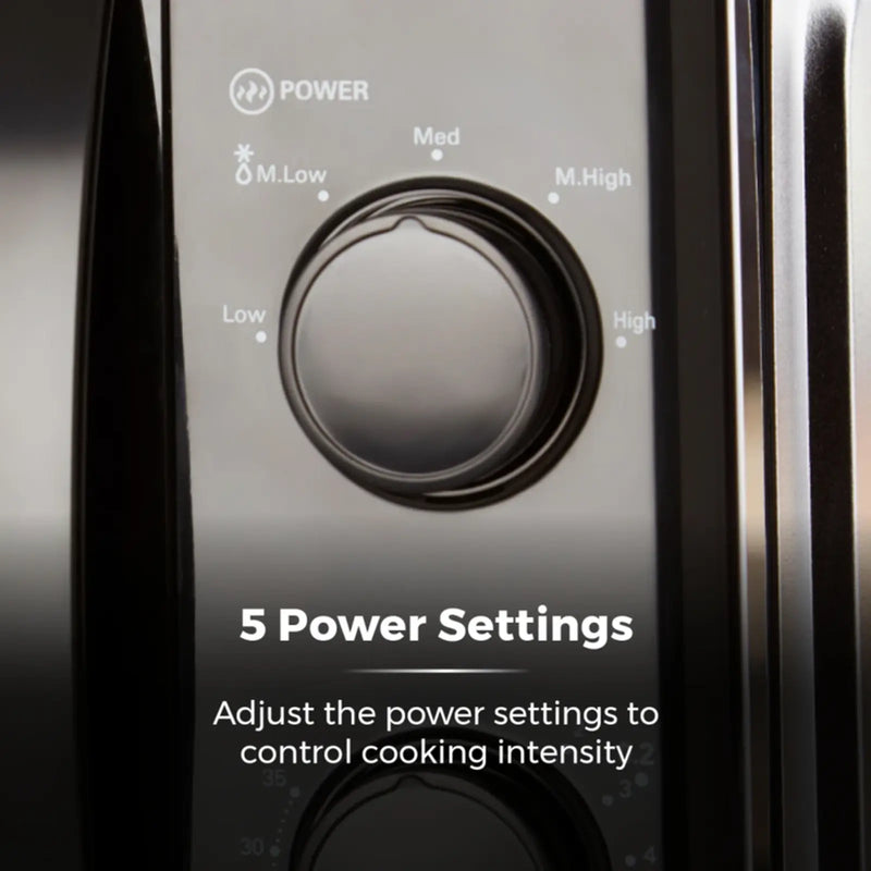 Tower 20L Manual Microwave 700w Black