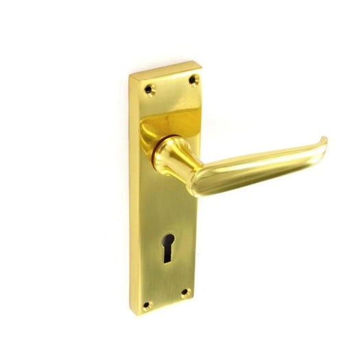 Securit Victorian lock handles (Pair) 155mm