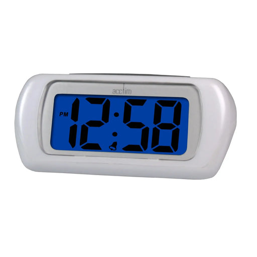 Acctim Auric LCD Clock White