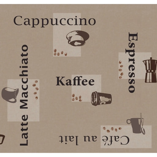 d-c-fix® Manhattan Tablecloth - Cappuccino Caramel 20m Roll x 140cm