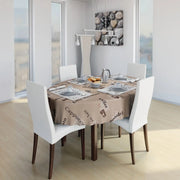 d-c-fix® Manhattan Tablecloth - Cappuccino Caramel 20m Roll x 140cm