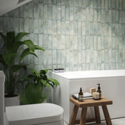 Johnson Tiles Melrose Moss Gloss Wall Tile 245 x 75mm 0.99m2