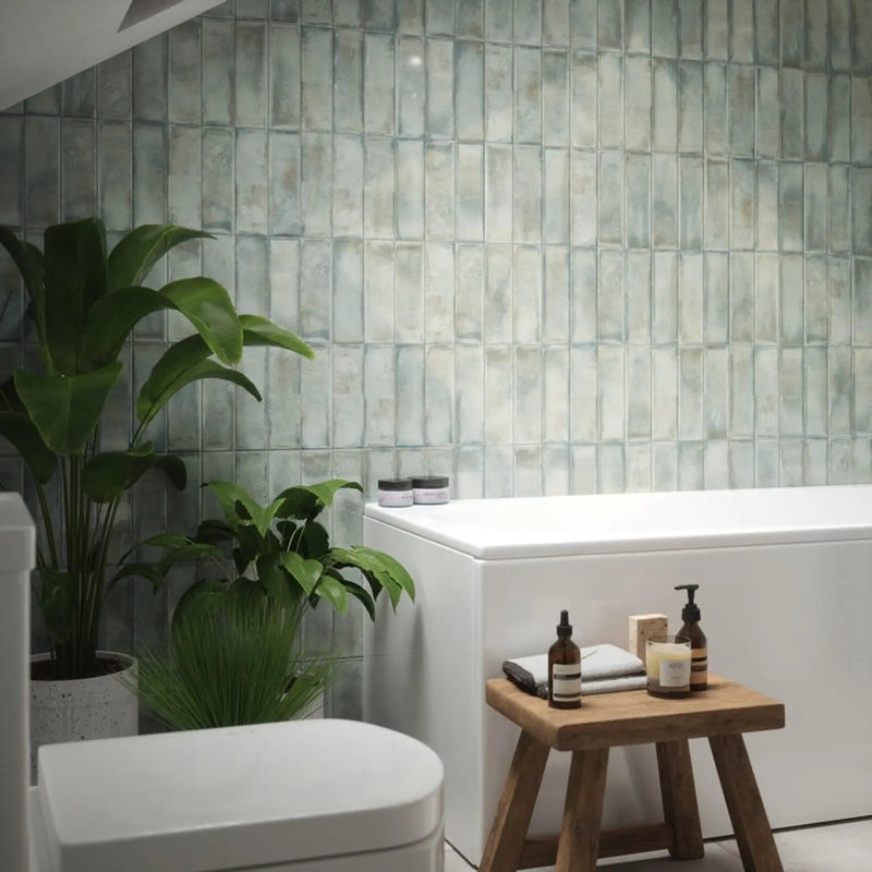 Johnson Tiles Melrose Moss Gloss Wall Tile 245 x 75mm 0.99m2