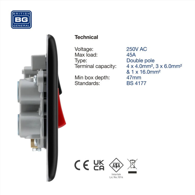 BG Switched Cooker Control Unit 45a