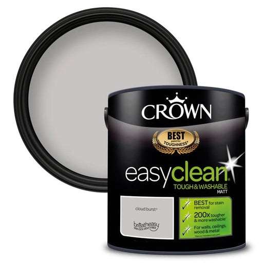 Crown Easyclean Matt Emulsion 2.5L Cloud Burst